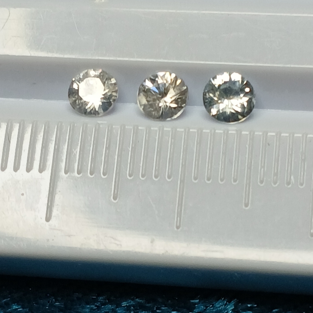 Sparkling Diamond Cut Topaz Gemstones 4mm